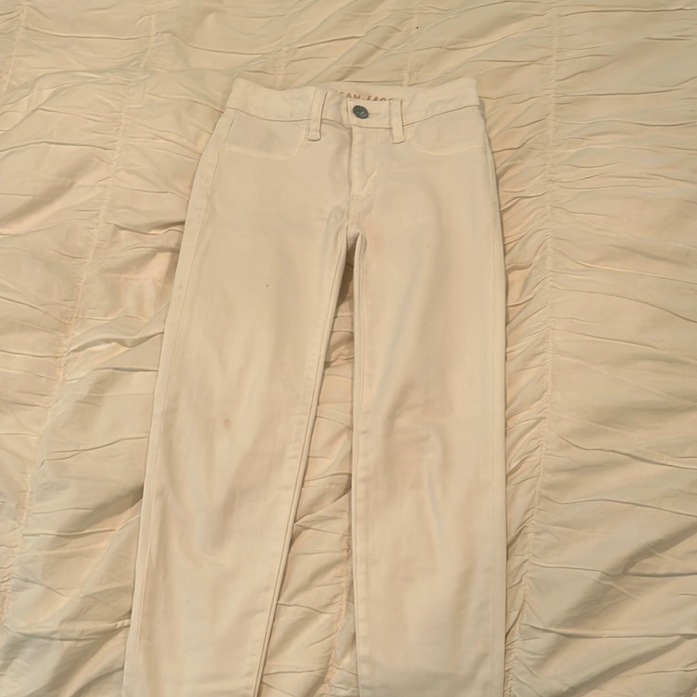 American eagle white jeans size 00 short